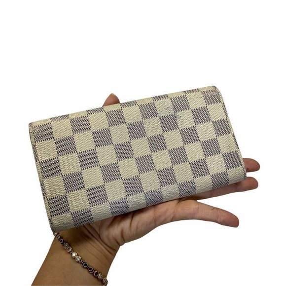 LOUIS VUITTON LONG WALLET PORTEFUILLE WHITE 956223 - Picture 7 of 10